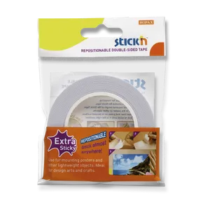 Oboustranná lepicí páska Hopax Stick’n Re-Stick Tape 25 mm x 12 m